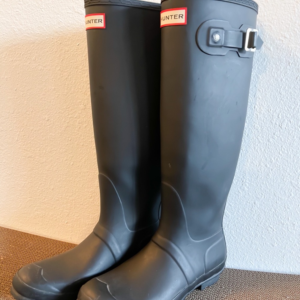 Hunter Boots with Socks